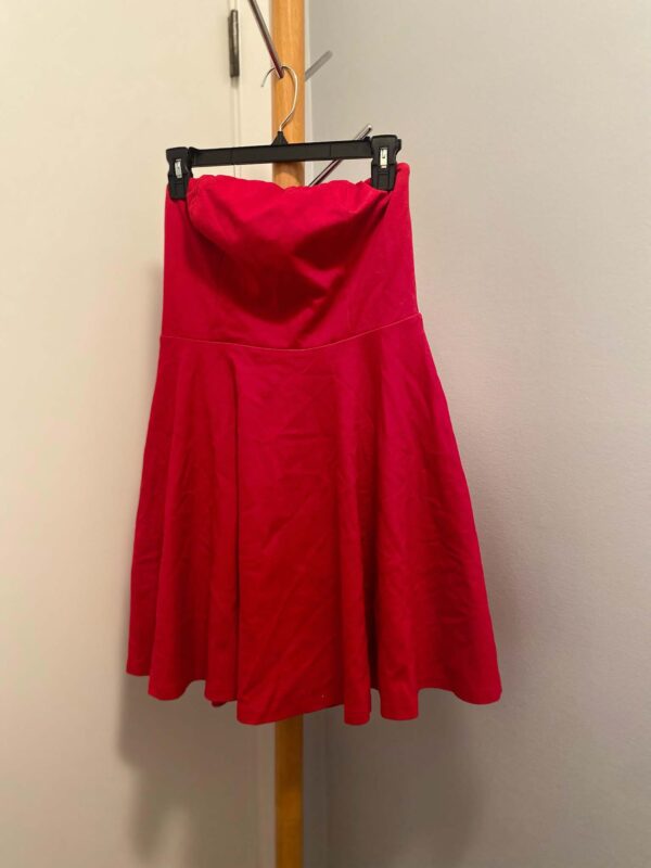 Lulus Strapless Red Mini Dress | Size M