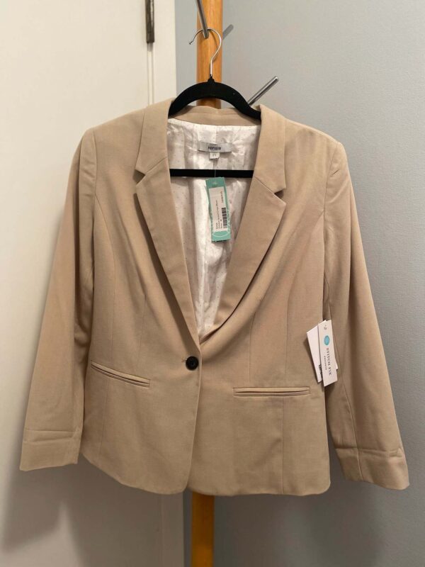 Kensie Beige Blazer | Size M