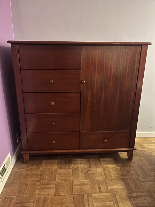 6 drawer dresser with cupboard (tall)