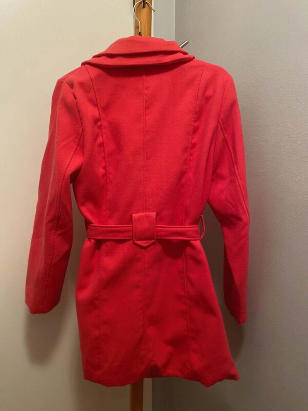 Hot Pink Fleece Outerwear Coat - Image 3