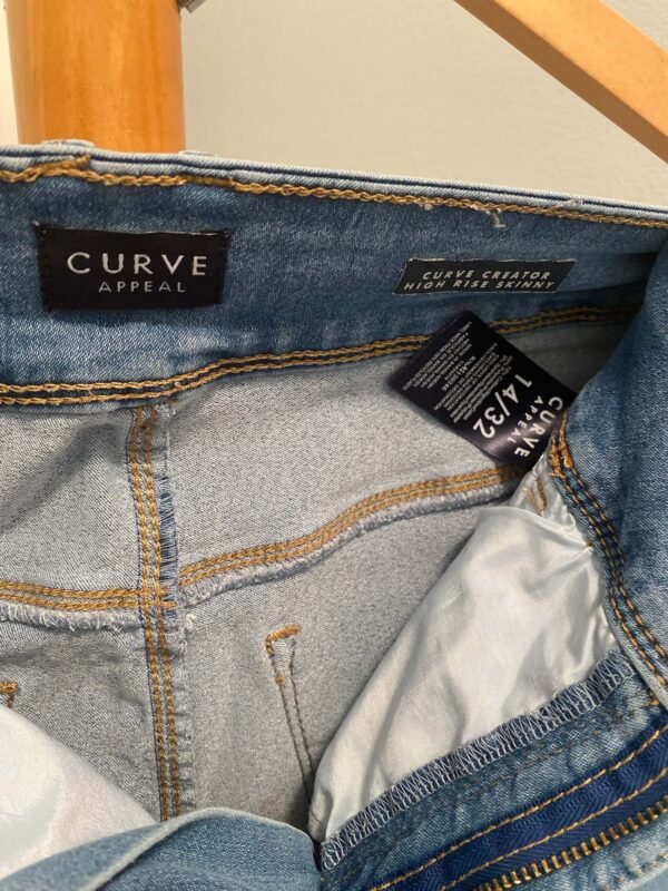 Curve Appeal Curve Creator High-Rise Skinny Jean Size 14 - Image 3