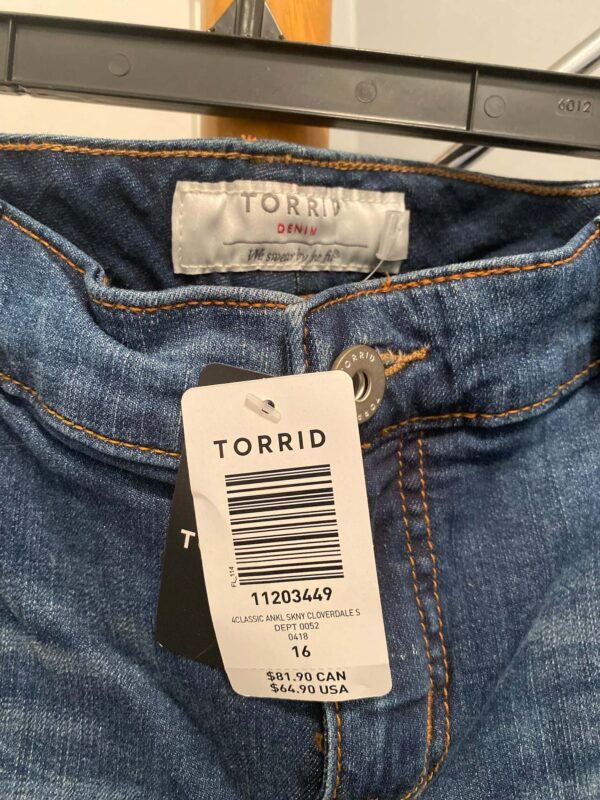 Torrid Denim Jeans Size 16 - Image 2