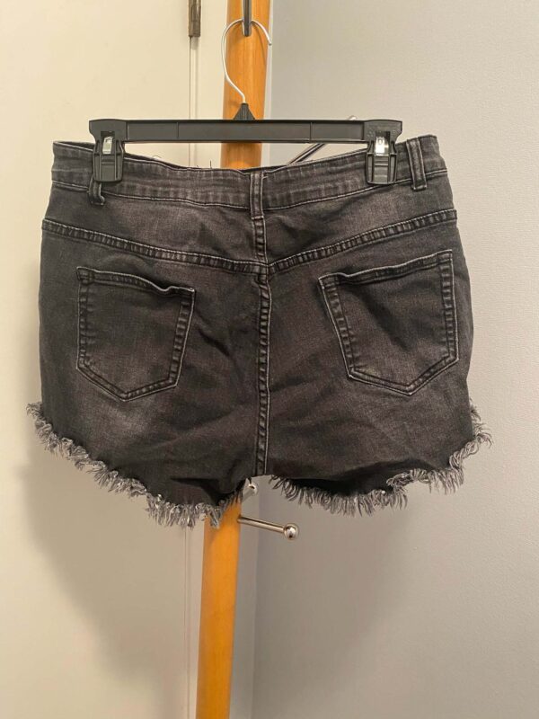 LOT of 2 Pair of Black Denim Shorts Size 10 - Image 3