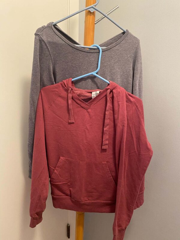 Lot of 2 Long Sleeve Activewear Tops Size S