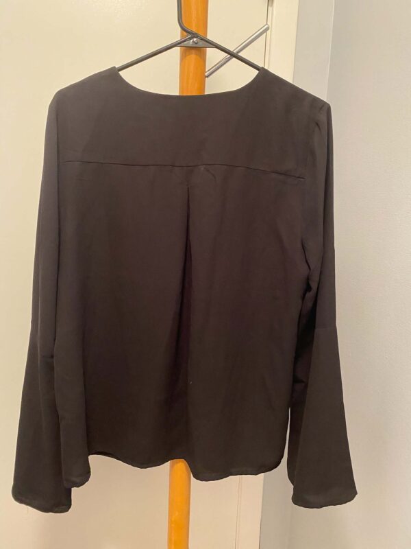 Goldray Black Long Sleeve Blouse - Image 3