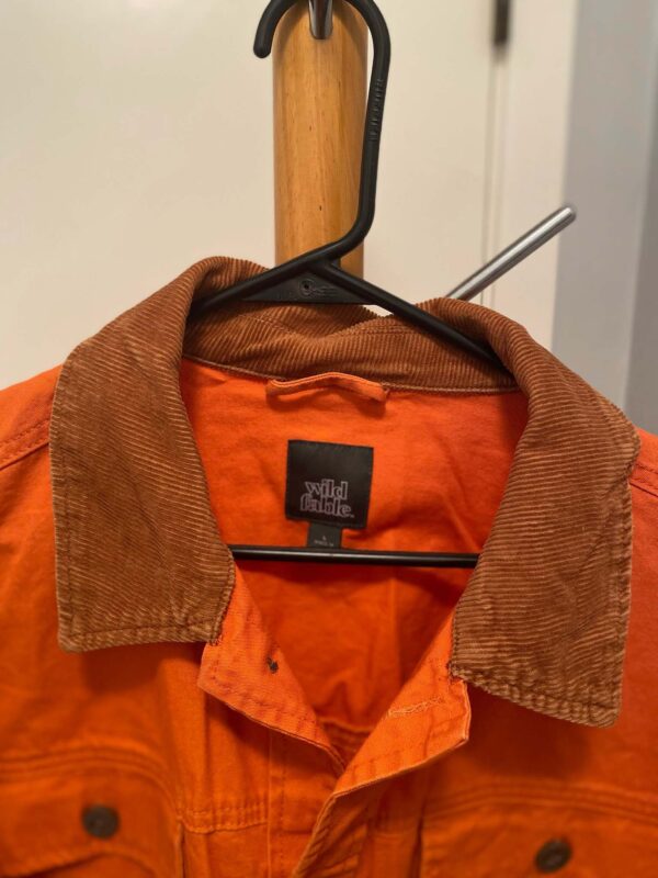 Wild Fable Orange Jacket Size L - Image 2