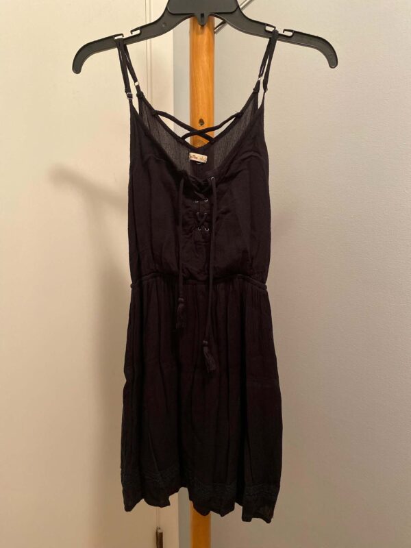 Hollister Black Spaghetti Strap Sundress Size S