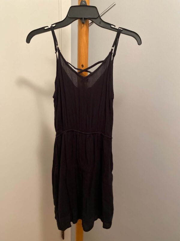 Hollister Black Spaghetti Strap Sundress Size S - Image 3