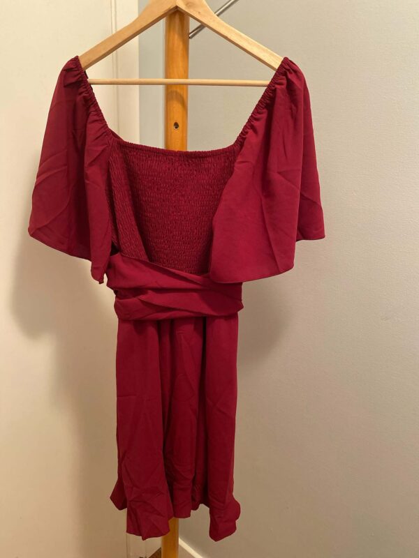 DOKOTOO Burgundy Dress Size XL - Image 3