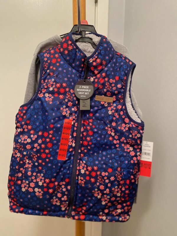 2-Piece Reversible Vest Set Youth Size 10/12