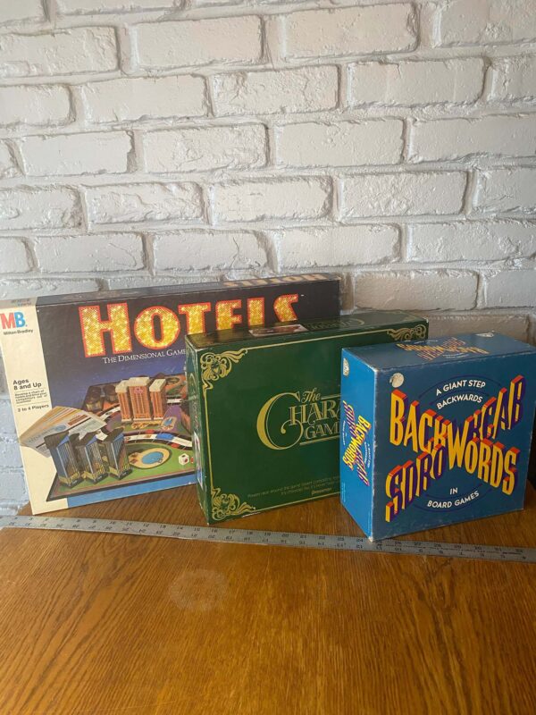 Lot of 3 Vintage Family Games from the 1980s 