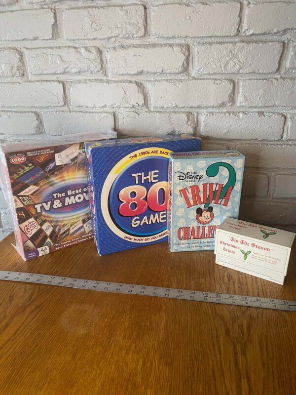 Lot of 4 Family Trivia Games